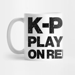 K-Pop Playlist On Repeat Mug